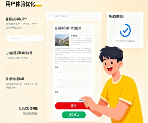 企业网站用户体验优化：从细节入手，增强用户粘性