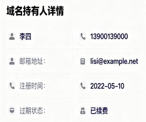 如何查询域名注册人信息