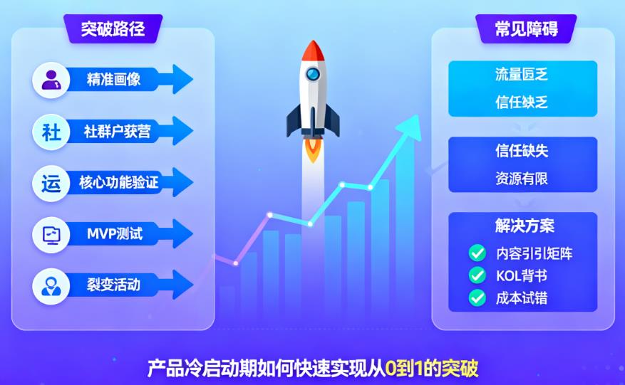 产品冷启动期如何快速实现从0到1的突破