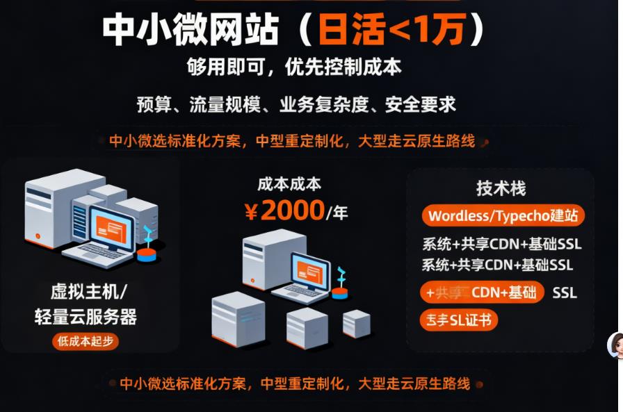 网站的技术组合方案 网站的技术组合方案